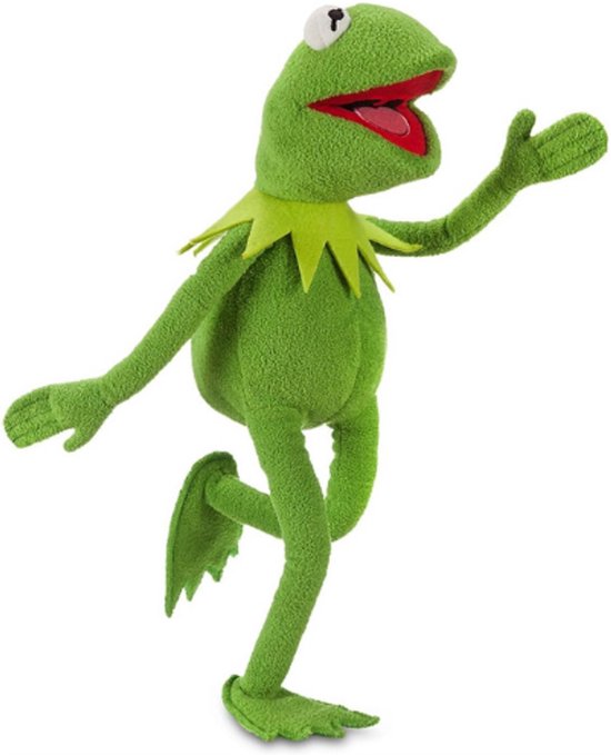 Foto: Officieel pluche dier kermit the frog cult 40 cm pluche dier uit de muppets collectie perfect afgewerkt voor fans en kinderen robuust en knuffelig design verzamelobject