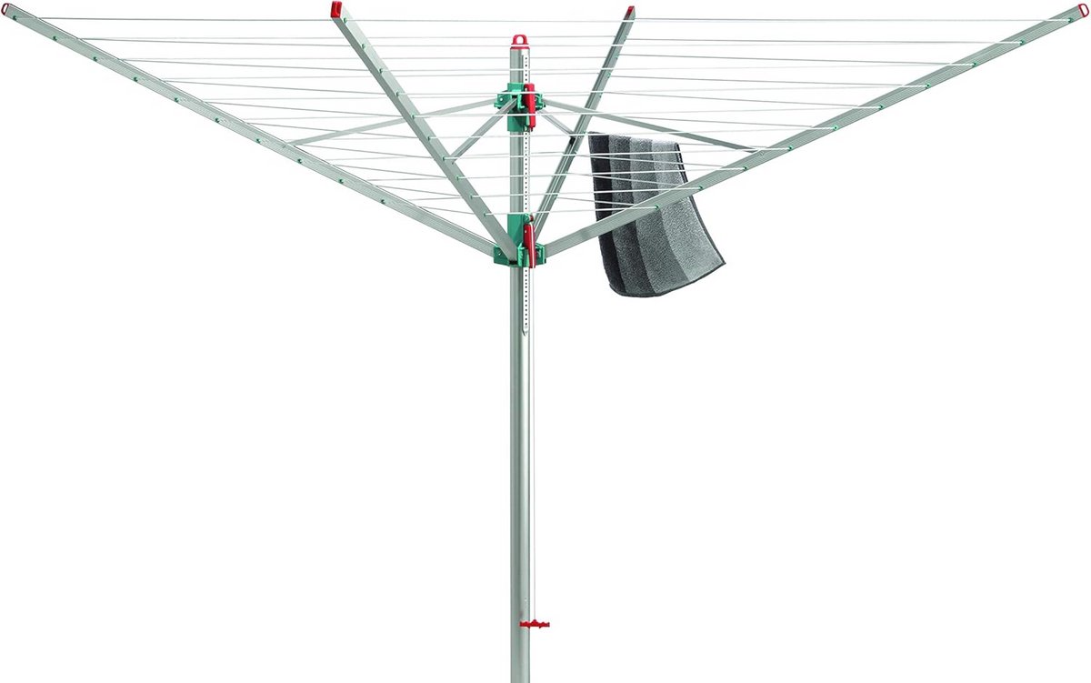 Goedkoopste Droogmolen 60 m met bodemhuls en beschermhoes - buitenwaslijn voor het hele gezin