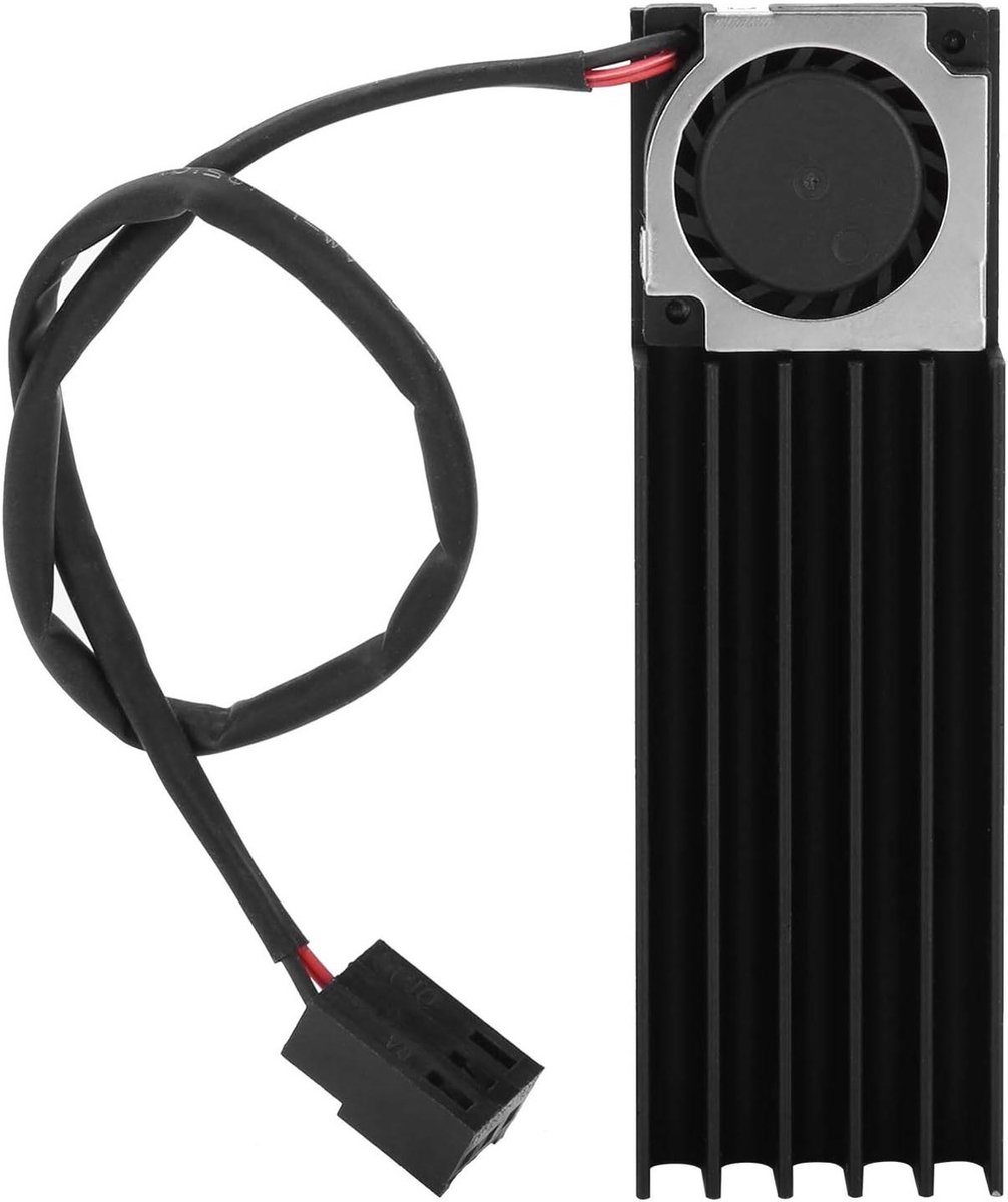 3-pin 5V SSD Heatsink Radiator met Ventilator Wetenschappelijke Efficiënte Koelluchtleiding Solid State Harde Schijf Koellichaam Thermische Module Ik heb de merknaam uit de titel gehaald.