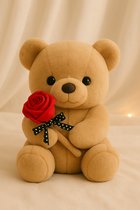 Mini Schilderen op Nummer met Frame - Teddybeer en de Cadeaus - Figured'Art