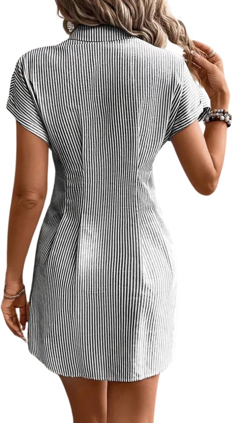 Robe d'été Livano pour femme - Robes d'été - Adulte - Style Ibiza - Robe d'été - Zwart - Taille M
