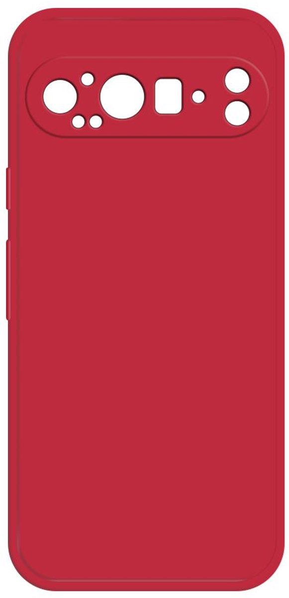 Hoesje voor Google Pixel 9 Pro XL - Phonesta Color Silicone Back Cover - Rood