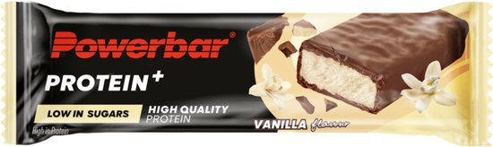 Powerbar eiwitreep - Protein+ Low Sugar - Vanille - 35 gram (16 stuks) van Merkloos — afbeelding 2
