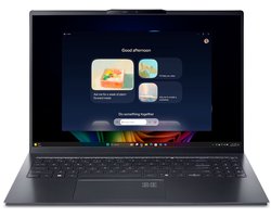 Swift Go 16 AI SFG16-61-R09F – Copilot+ PC – Laptop – 16 inch 2K OLED – AMD Ryzen AI 7 – 16GB - 512GB SSD - Grijs