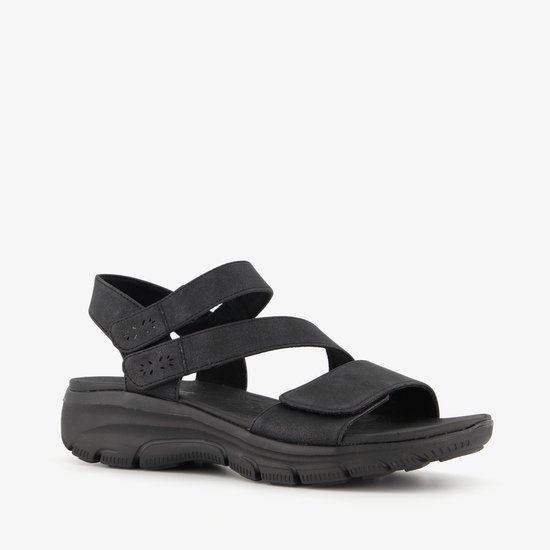 Sandale Skechers Easy Going-All Day Chic pour femme - 163532 Zwart - Pointure 40