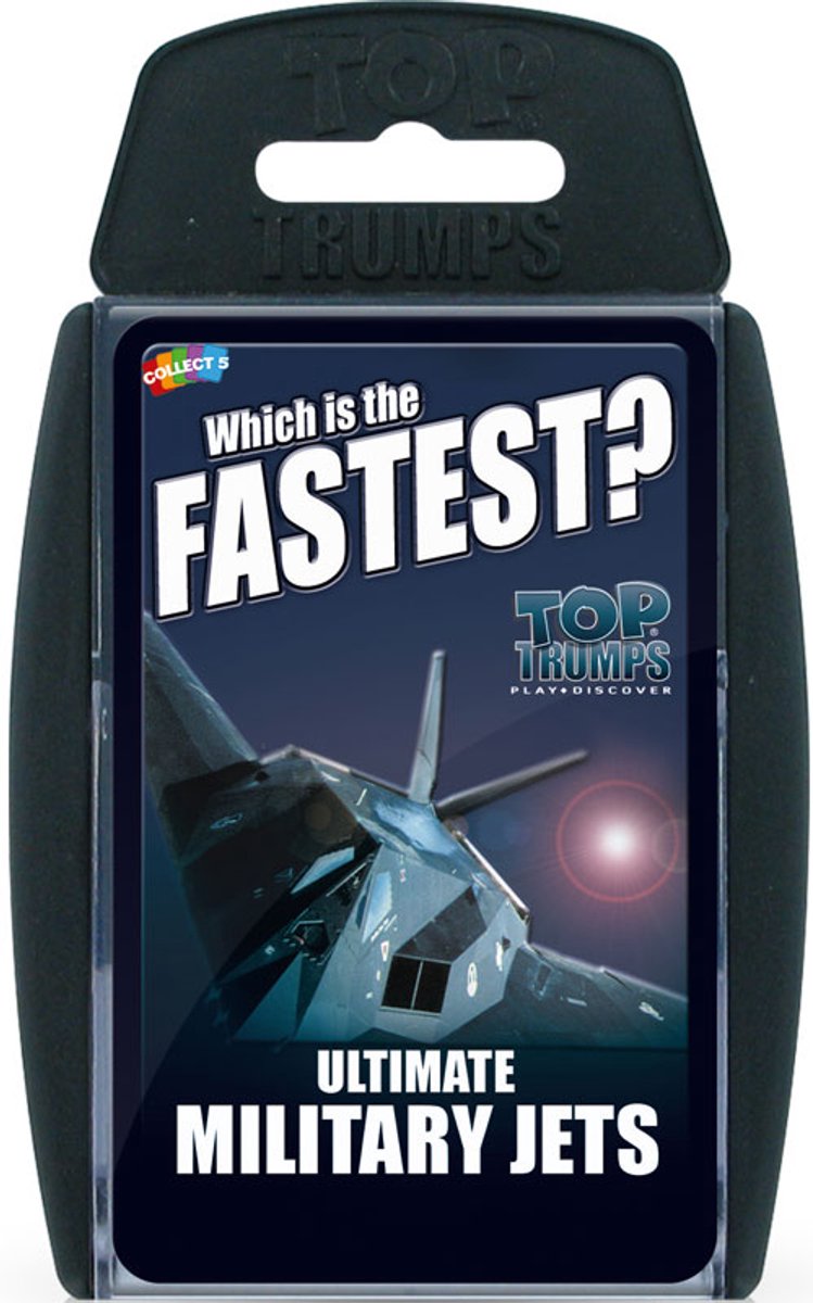 Winning Moves kaartspel Ultimate Military Jets educatief speelgoed.