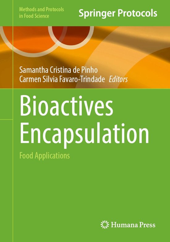 Springer Protocols - Bioactives Encapsulation - cover