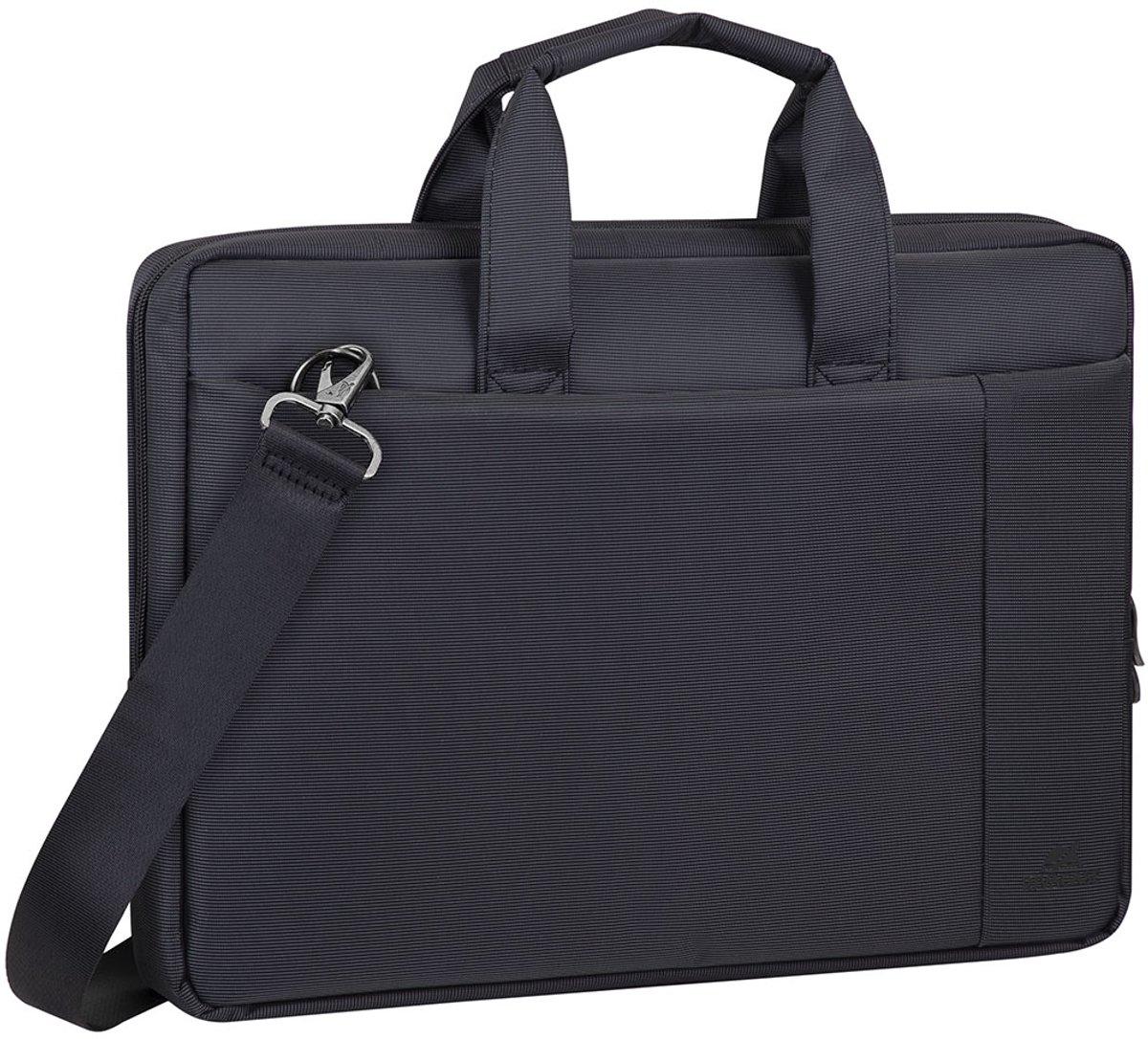 Rivacase 8231 Central- Laptoptas Macbook Pro 15 (max 15.6 inch Laptop) - Waterbestendig - Zwart