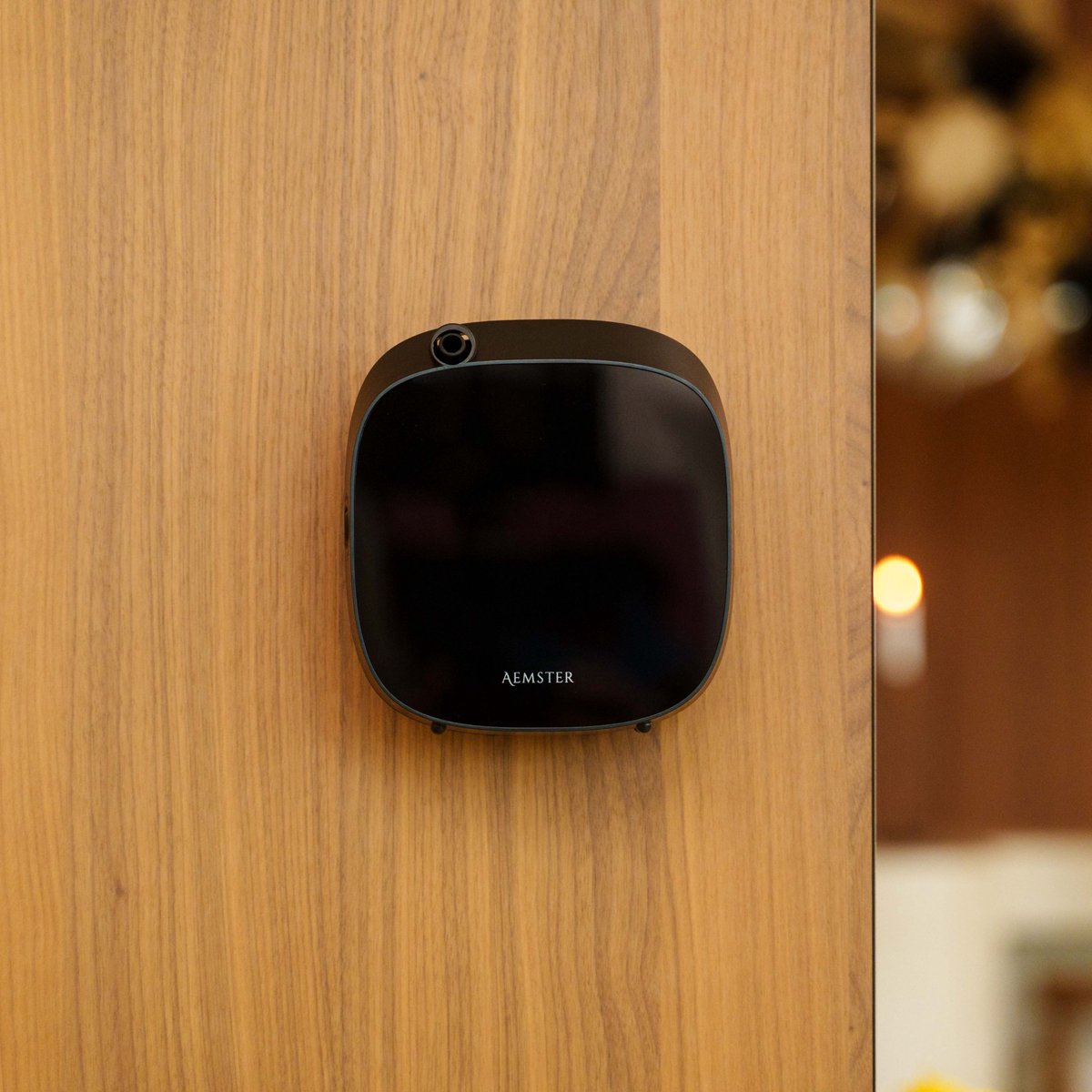Goedkoopste Aemster - Wally Zwart 2x Batterij - Bluetooth Aroma diffuser voor geur olie, essentiële olie en huisparfum - Wand model koude lucht geurverspreider