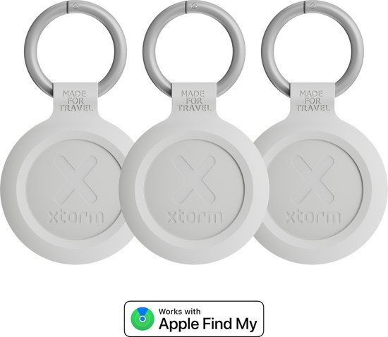 Xtorm TravelTag 3-pack - Tracker voor Apple Find My - Sleutelvinder