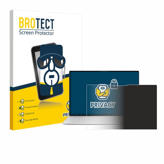 BROTECT - Film de protection d'écran de confidentialité pour Dell XPS 13 9350 2024 - Filtre de lumière bleue