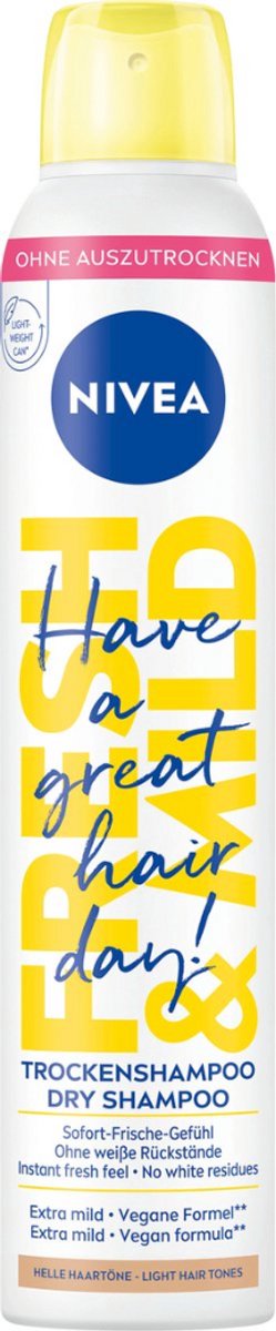 Goedkoopste NIVEA Droogshampoo Fresh Revive voor lichte haartinten, 200 ml