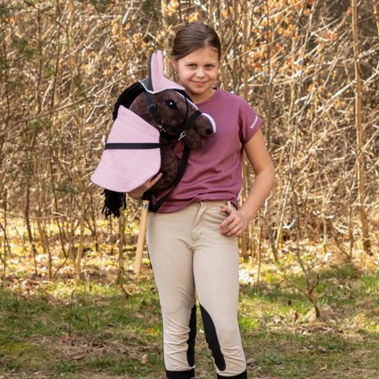 Deken en vliegenkap voor Hobby Horse - Roze