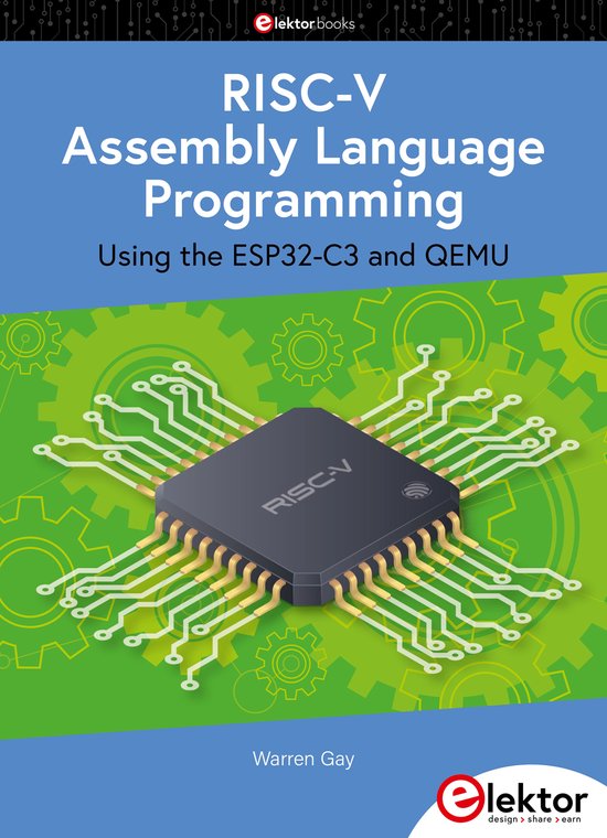 RISC-V Assembly Language Programming using ESP32-C3 and QEMU - cover