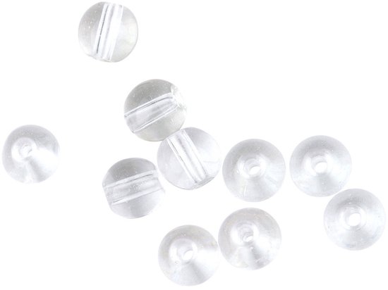 Spro Round Smooth Glass Beads - 4 mm - red ruby van Spro — afbeelding 2
