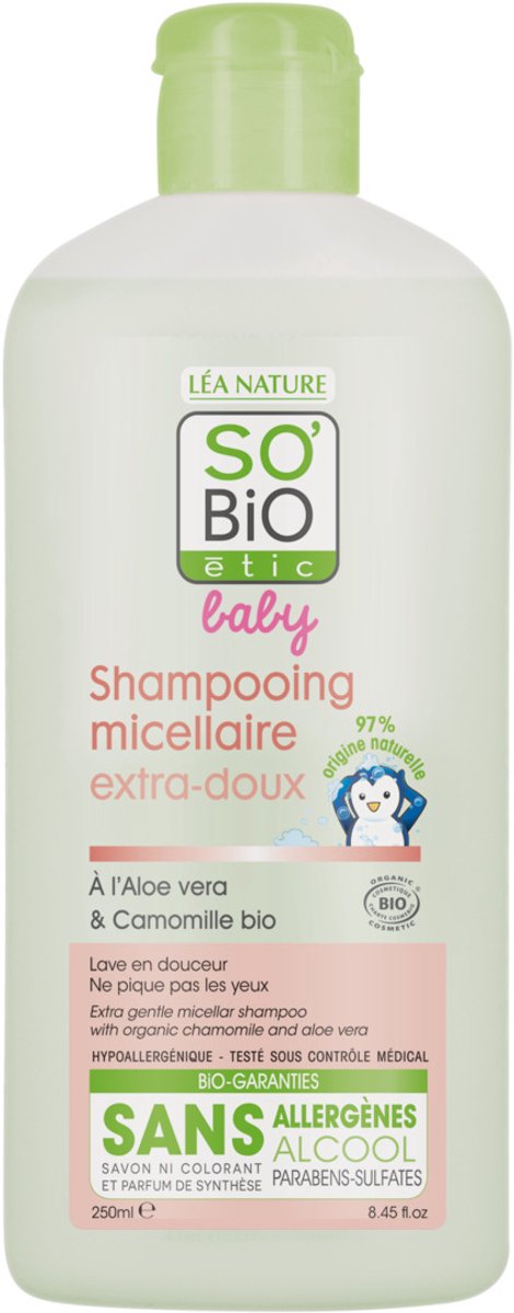 Goedkoopste So Bio Etic Baby shampoo micellair 250 Milliliter