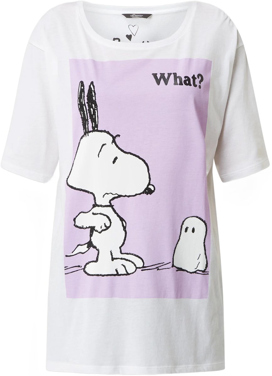 Princess goes Hollywood • wit t-shirt lila Snoopy • maat 36