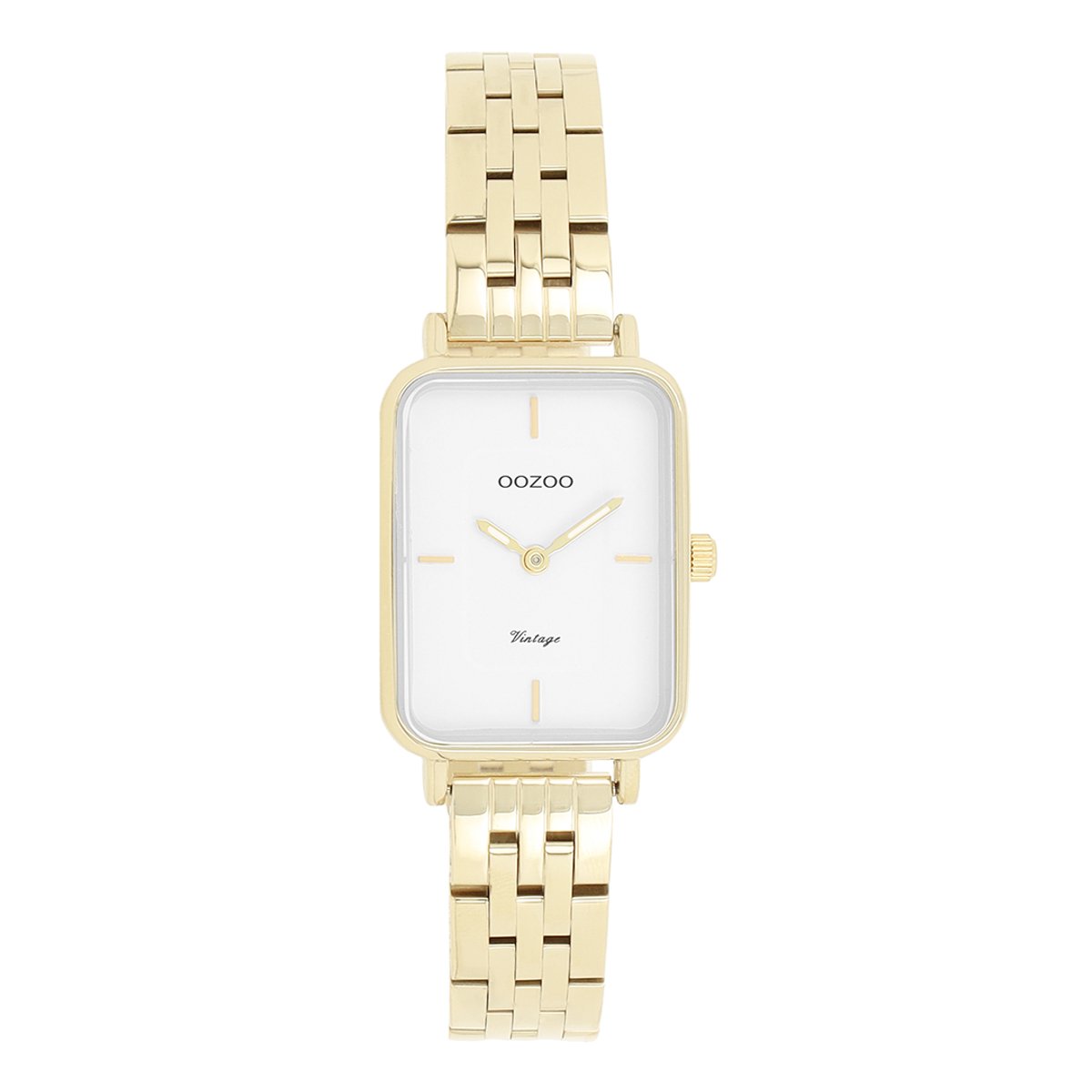 OOZOO Vintage series - Goudkleurige horloge met roestvrijstalen armband roestvrijstalen armband - C20418