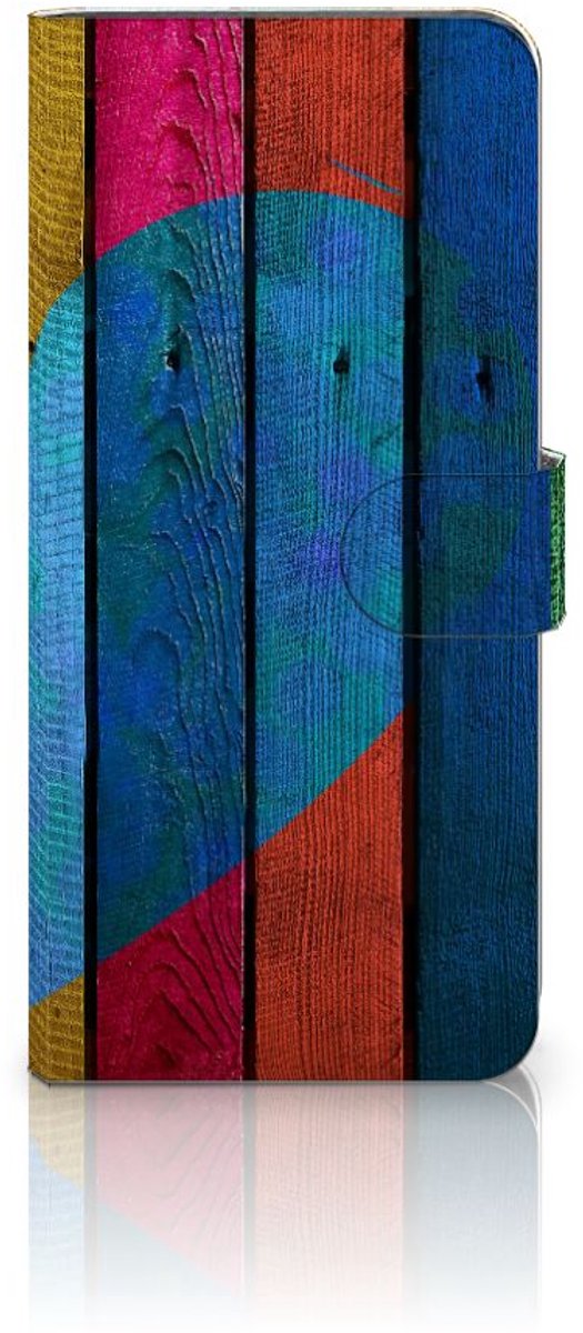 OnePlus 13 Book Style Case Wood Heart - Cadeau voor je Vriend