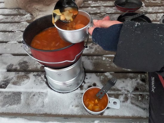Trangia Spork – Camping Bestek Lepel & Vork – Lichtgewicht Reisbestek – T-Spoon — afbeelding 2