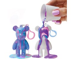foto van Marbleous Creations - Marble Bear 2 Mini-beer Sleutelhangers Gietverf set