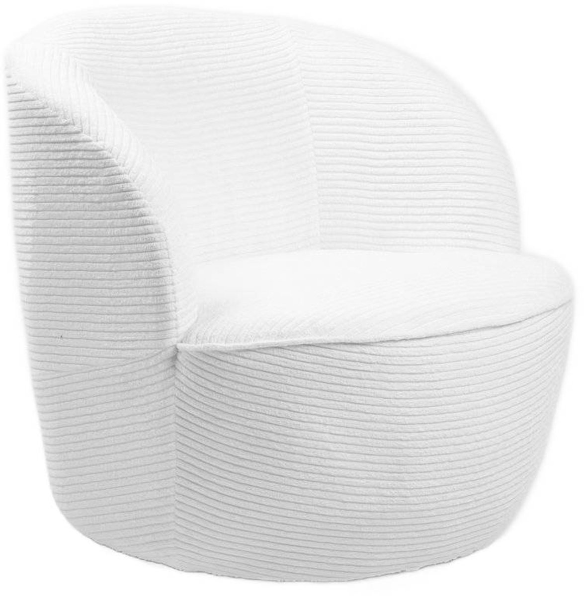 Homla Armchair - SVINGEN FASO - Stucco Draaibaar Wit - 65,5x77x69 cm