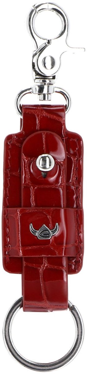 Golden Head Leren sleutelhanger Cayenne Schlüsselanhänger 5156 Kirsche rood
