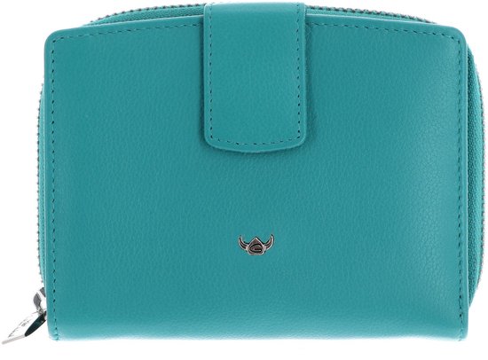 Golden Head Cuir Porte-monnaie Madrid RFID Protect Billfold Coin Wallet Turquoise