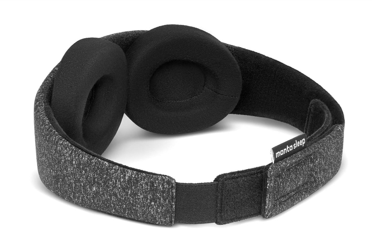 Manta Sleep Mask - Ervaar het beste slaapmasker - Carbon Black Limited Edition - 100% verduisterend - Zeer comfortabel - Geen druk op ogen/oogleden - Volledig verstelbaar voor een perfecte pasvorm - Zacht en ademend materiaal — afbeelding 10