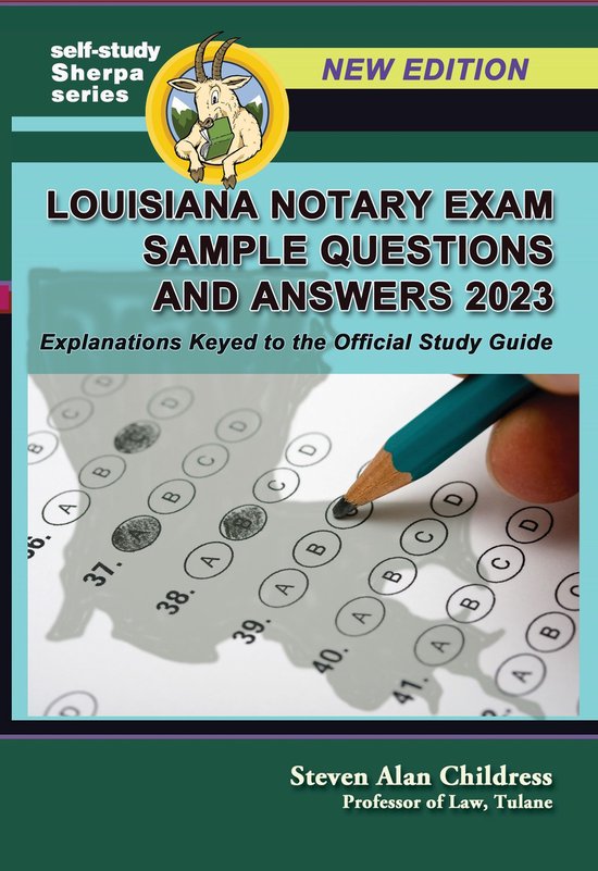 Louisiana Notary Exam Sample Questions and Answers 2023: Exp ... - cover