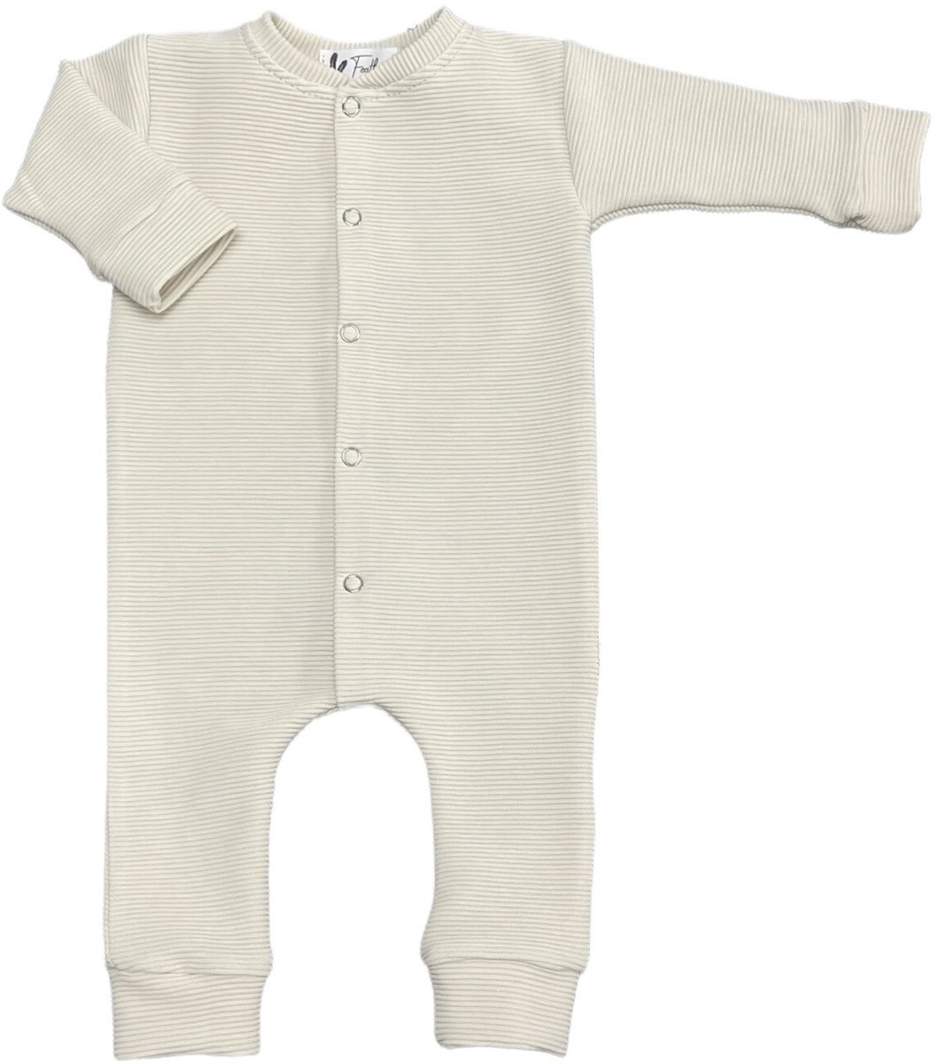 Boxpakje - Rib - Beige - maat 44
