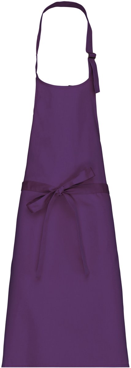 Schort/Tuniek/Werkblouse Unisex One Size Kariban Purple 35% Katoen, 65% Polyester
