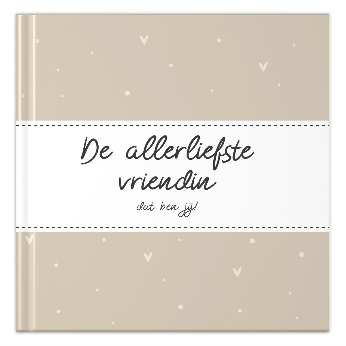 Fyllbooks - Invulboek Allerliefste Vriendin - Cadeau voor Vriendin - Vriendenboekje - Incl. Quotes en 6 Fotopagina's - 30 Pagina's