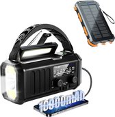 Bol.com DreamGoods 10.000mAh Noodradio - Solar Opwindbaar - Solar Powerbank 10.000mAh - Denk Vooruit - Draagbare en Opwindbare R... aanbieding