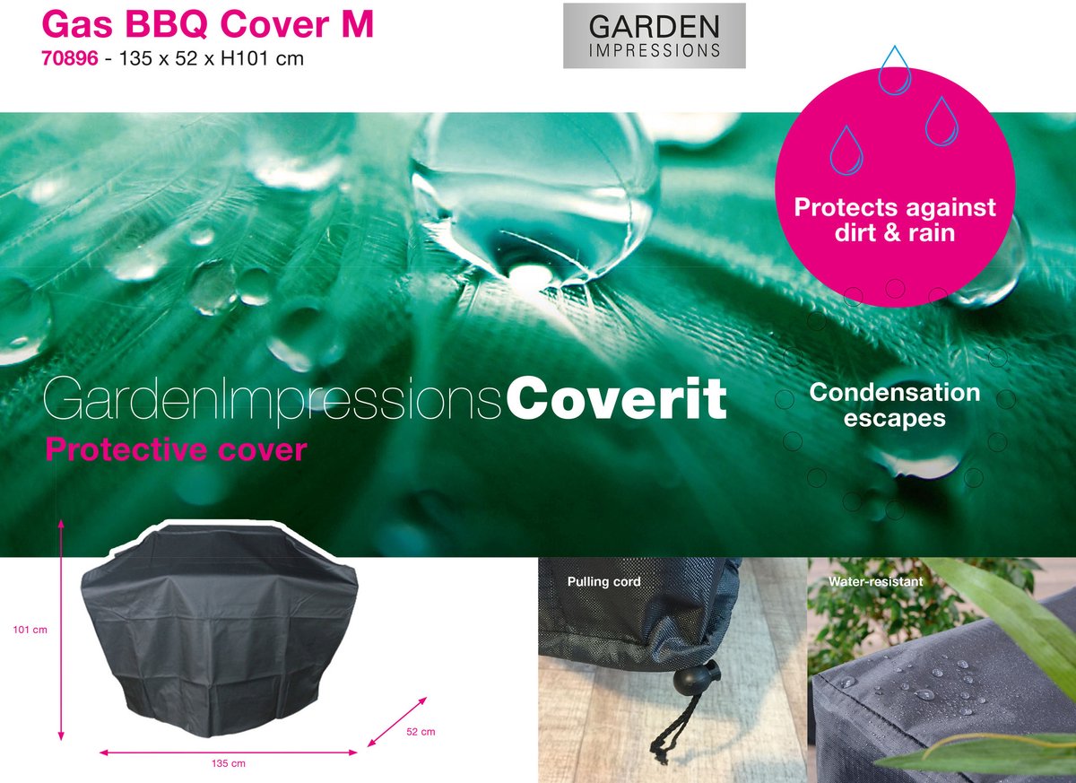 Garden Impressions - Coverit - Gas BBQ hoes - M
