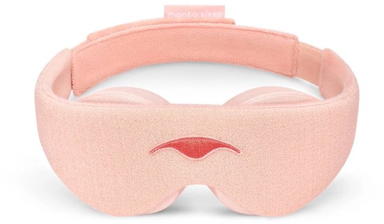 Masque de Manta Sleep - Découvrez le meilleur masque de sommeil - Édition Limited Sunrise Pink - 100 % occultant - Très confortable - Geen pression sur les yeux/paupières - Entièrement réglable pour un ajustement parfait - Matériau doux et respirant