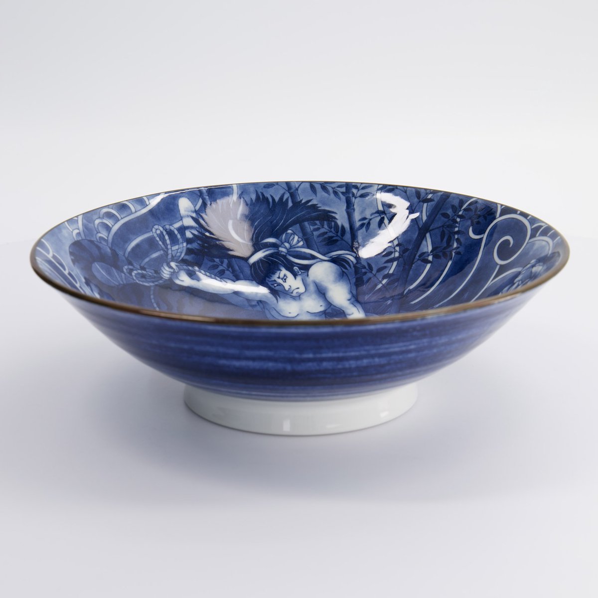 Tokyo Design Studio – Yakuza – Blauw - Tijger Kom – Ramen Bowl - 1600ml