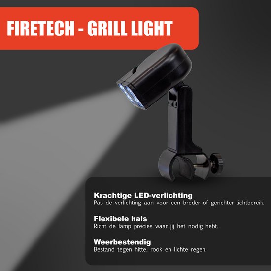 Barbecuelamp, 2 stuks led-grill, super helder, werklicht met magnetische basis, 360 graden draaibaar, voor barbecue, camping, party (batterij niet inbegrepen