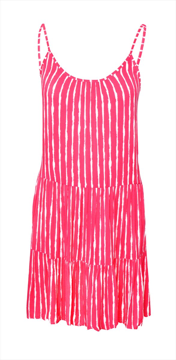 Zomerjurken Dames- Korte Strandjurken Ibiza Stijl | Roos | Maat S/36