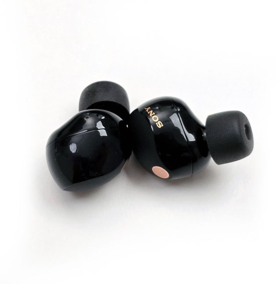 Foam eartips geschikt voor Sony WF-1000XM5 - Zwart - Bol