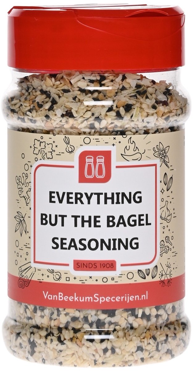 Goedkoopste Van Beekum Specerijen - Everything But The Bagel Seasoning - Strooibus 160 gram