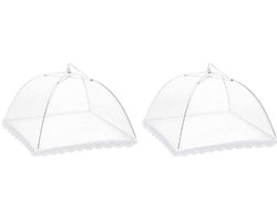 Vliegenkap 2 Stuks - Opvouwbare Voedselkap 43x43x20 cm