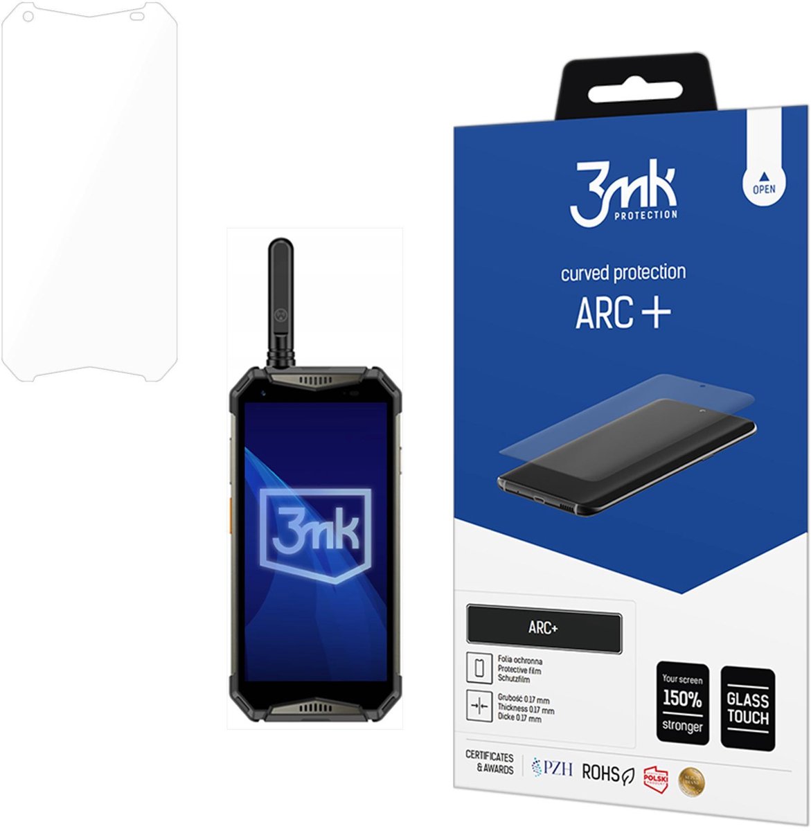 3Mk Gehard Glas Voor Oneplus 10 9 8 7 Pro Arc+ Onzichtbare Bescherming