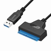 USB 3.0 naar SATA Adapter – Datakabel voor 2,5” HDD/SSD (7+15 pin) Snelle en betrouwbare kabel voor het aansluiten van SATA harde schijven via USB 3.0.