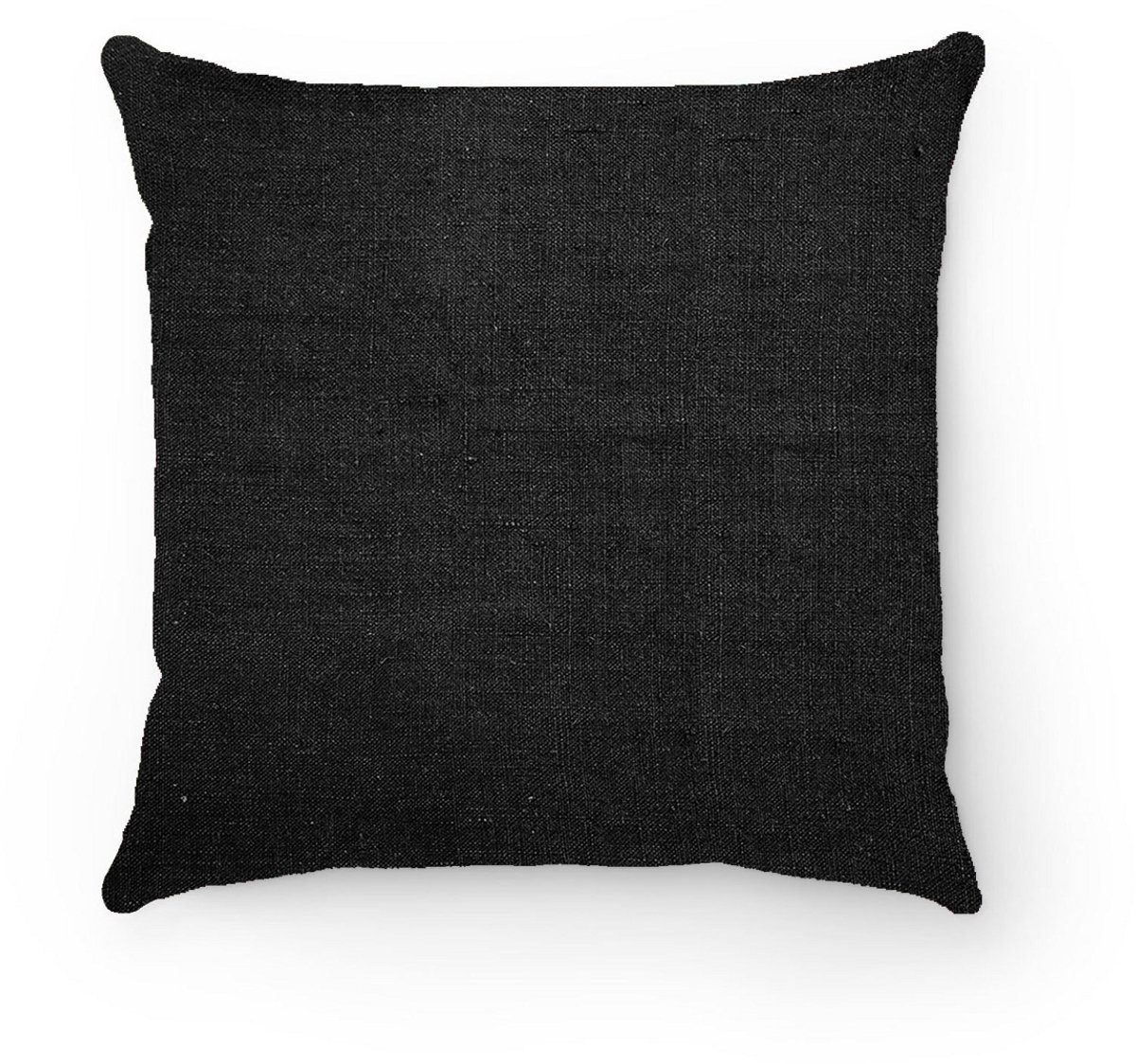by Mooss - Sierkussen 55 x 55 cm - 100% Linnen - Zware kwaliteit - Zwart - Inclusief binnenkussen