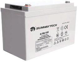 Sunwaytech Gel Accu 12V/100Ah – 6-GFM-100 Betrouwbare Energie, Altijd Beschikbaar