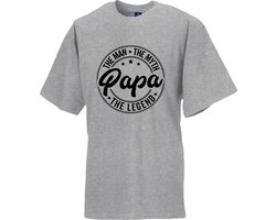 THE MAN THE MYTH THE LEGEND PAPA bedrukte tshirt maat xlarge