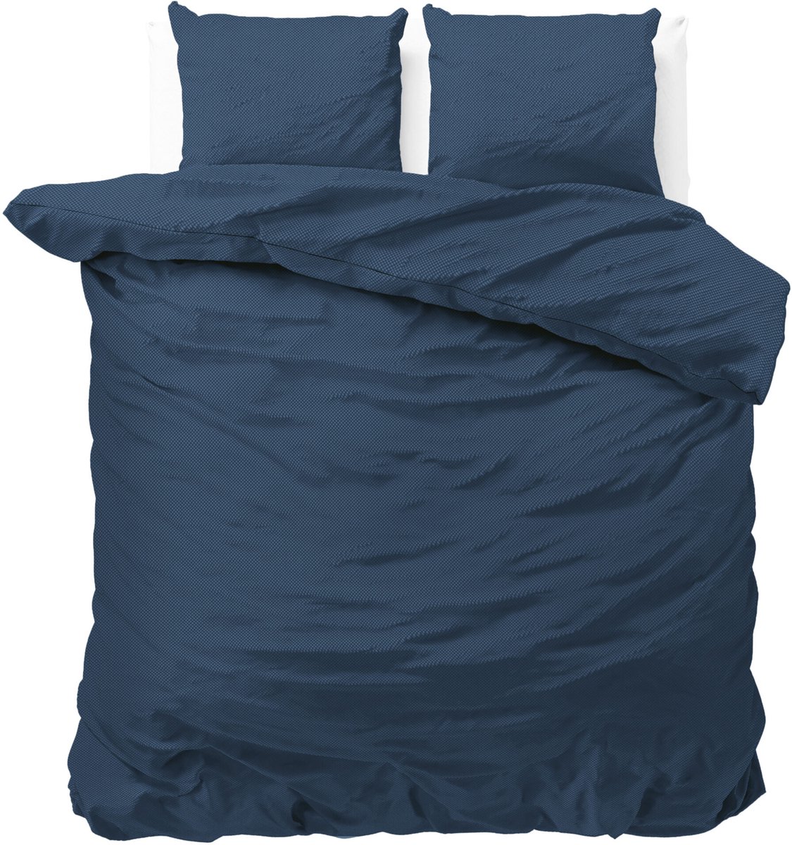 Zensation Satin Point - Dekbedovertrekset - Tweepersoons - 200x200/220 + 2 kussenslopen 60x70 - Blauw