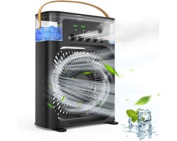 Mini Draagbare Air Conditioner Fan Ventilator – Verkoeld, Bevochtigd, Draagbare kleine water cooler & Aroma Diffuser.