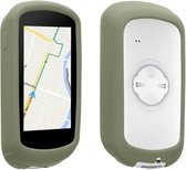 kwmobile hoes geschikt voor Garmin Edge Explore 2 - Siliconen beschermhoes voor fietsnavigatie - pastelgroen